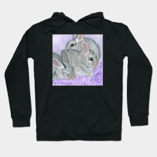 Baby Cottontail Rabbits Hoodie